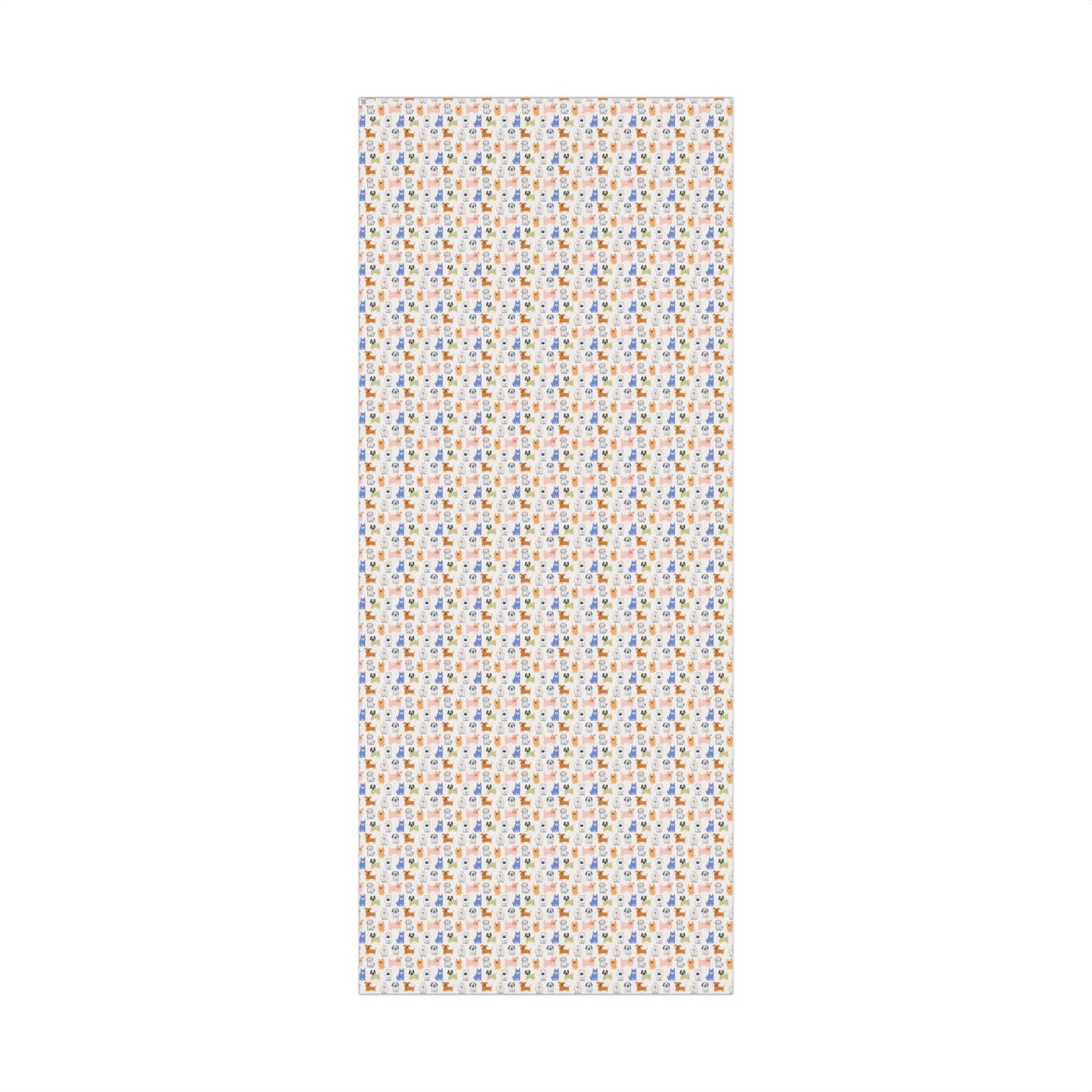 Whimsical Colorful Doodle Dogs Gift Wrapping Papers