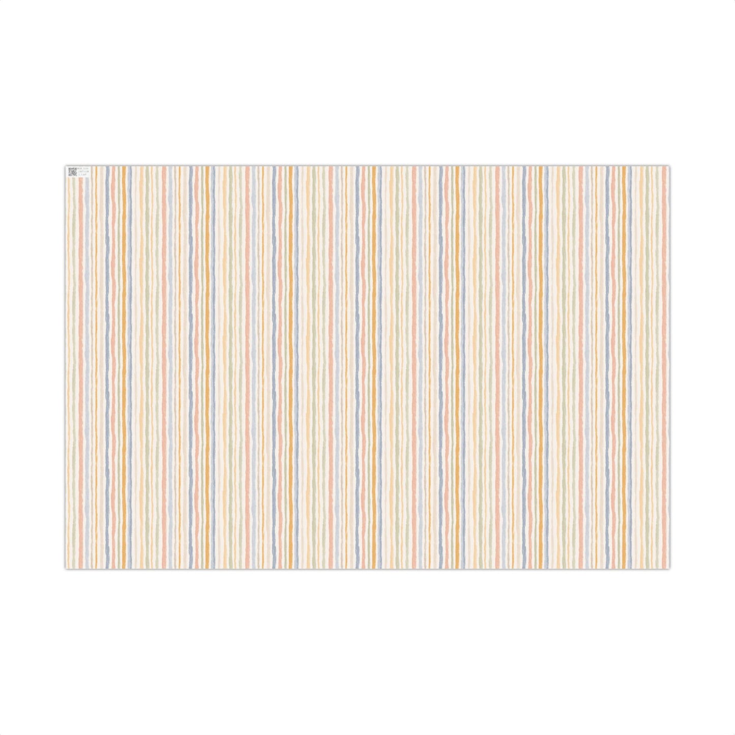 Washed Pastel Boho Messy Stripes Gift Wrapping Papers