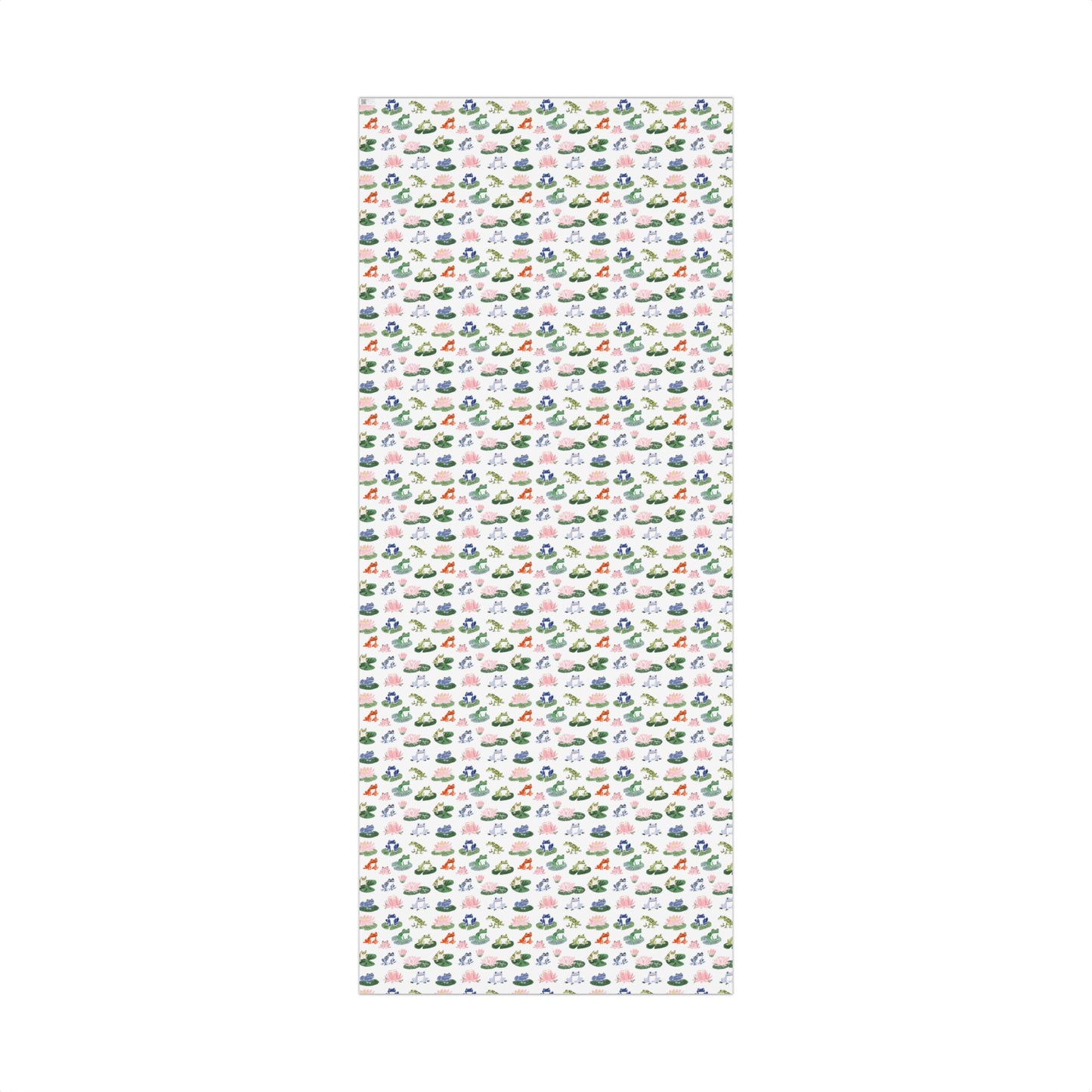 Whimsical Frogs and Toads on Lily Pads Gift Wrapping Paper