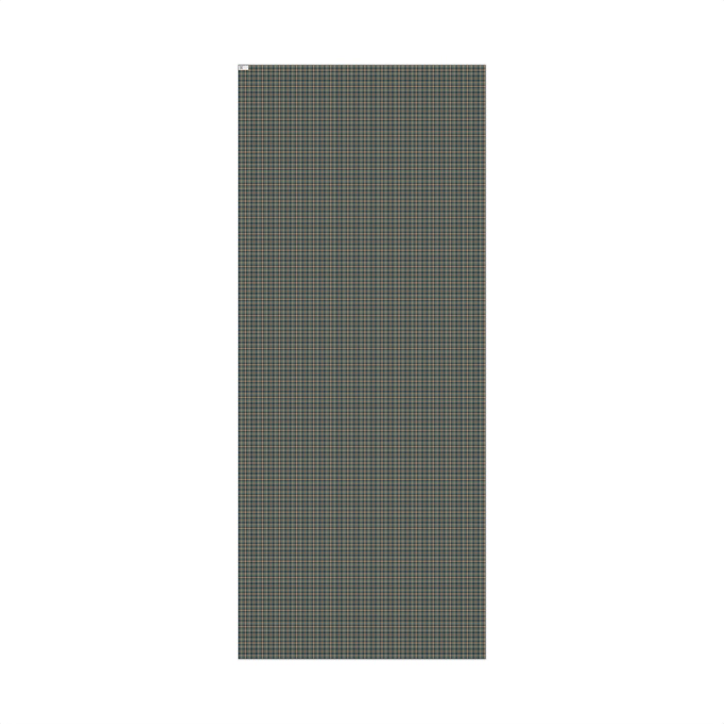 Teal, Blue and Beige Tartan Plaid Traditional Gift Wrapping Paper