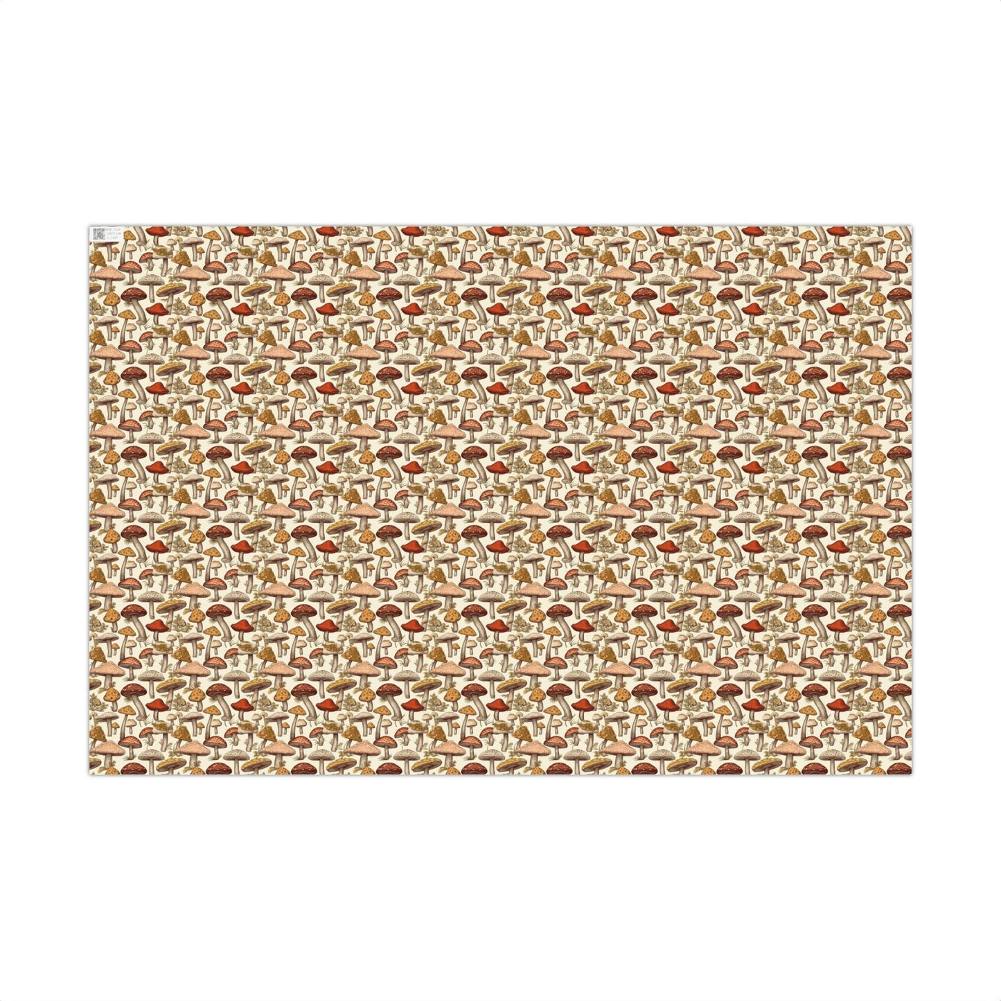 Muted Neutral Funky Mushroom Gift Wrapping Paper