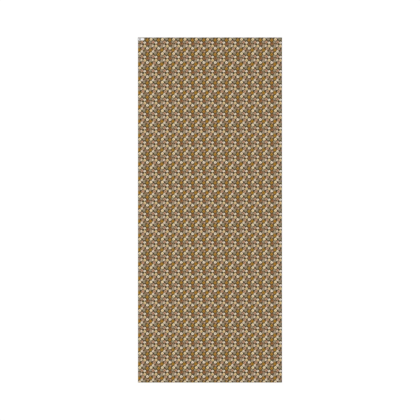 Retro Boho Daisy Print Gift Wrapping Paper