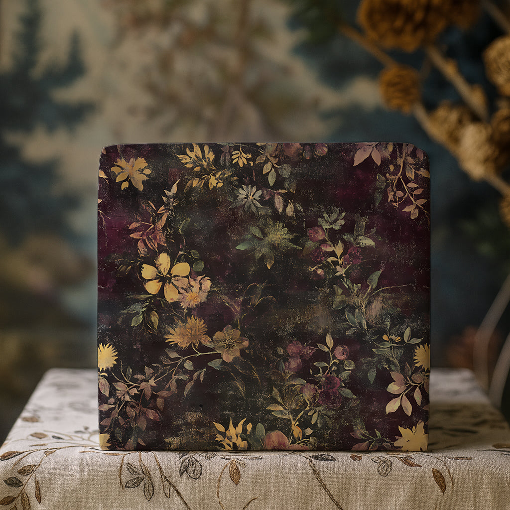 Dark Moody Floral Baroque Victorian Antique Gift Wrapping Paper