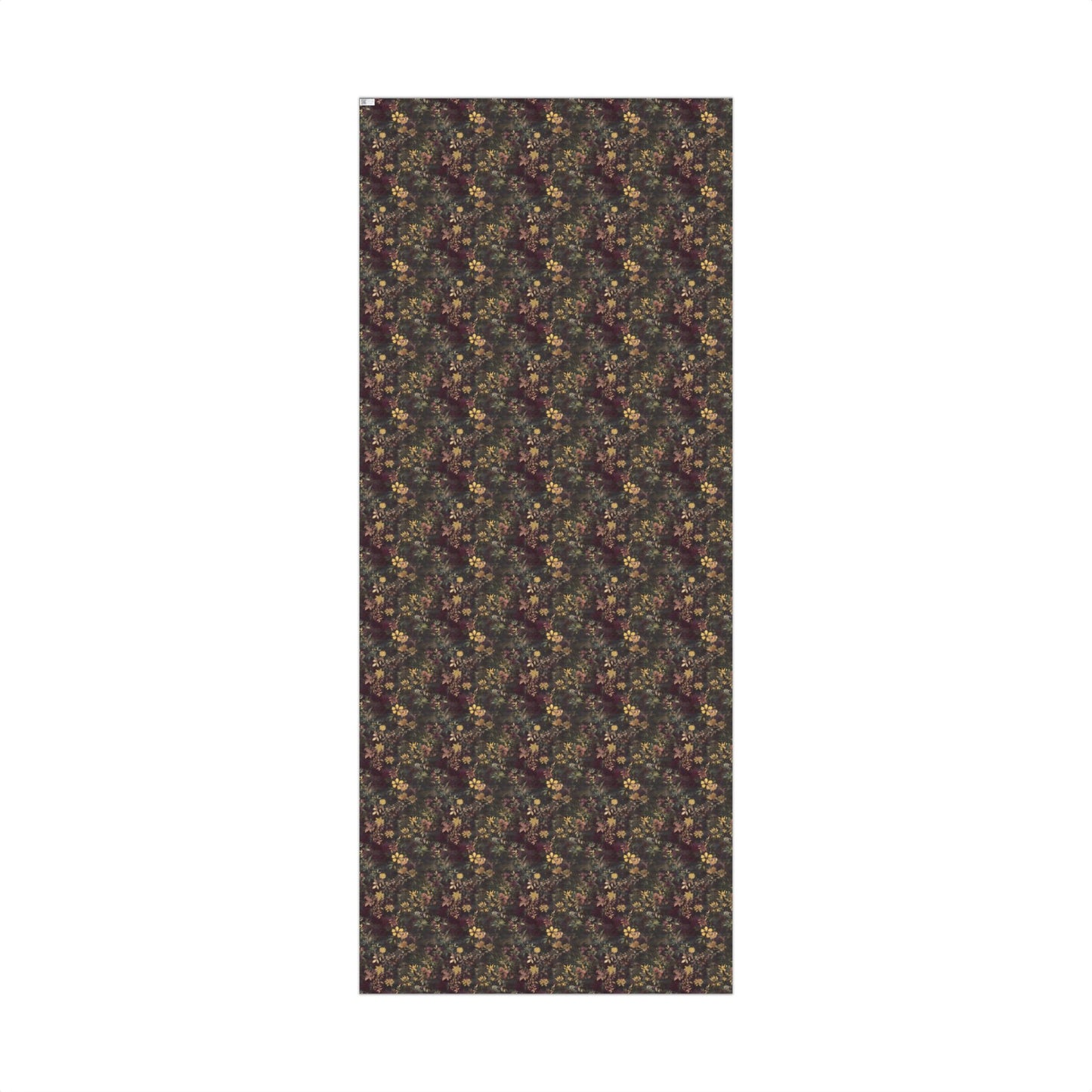 Dark Moody Floral Baroque Victorian Antique Gift Wrapping Paper