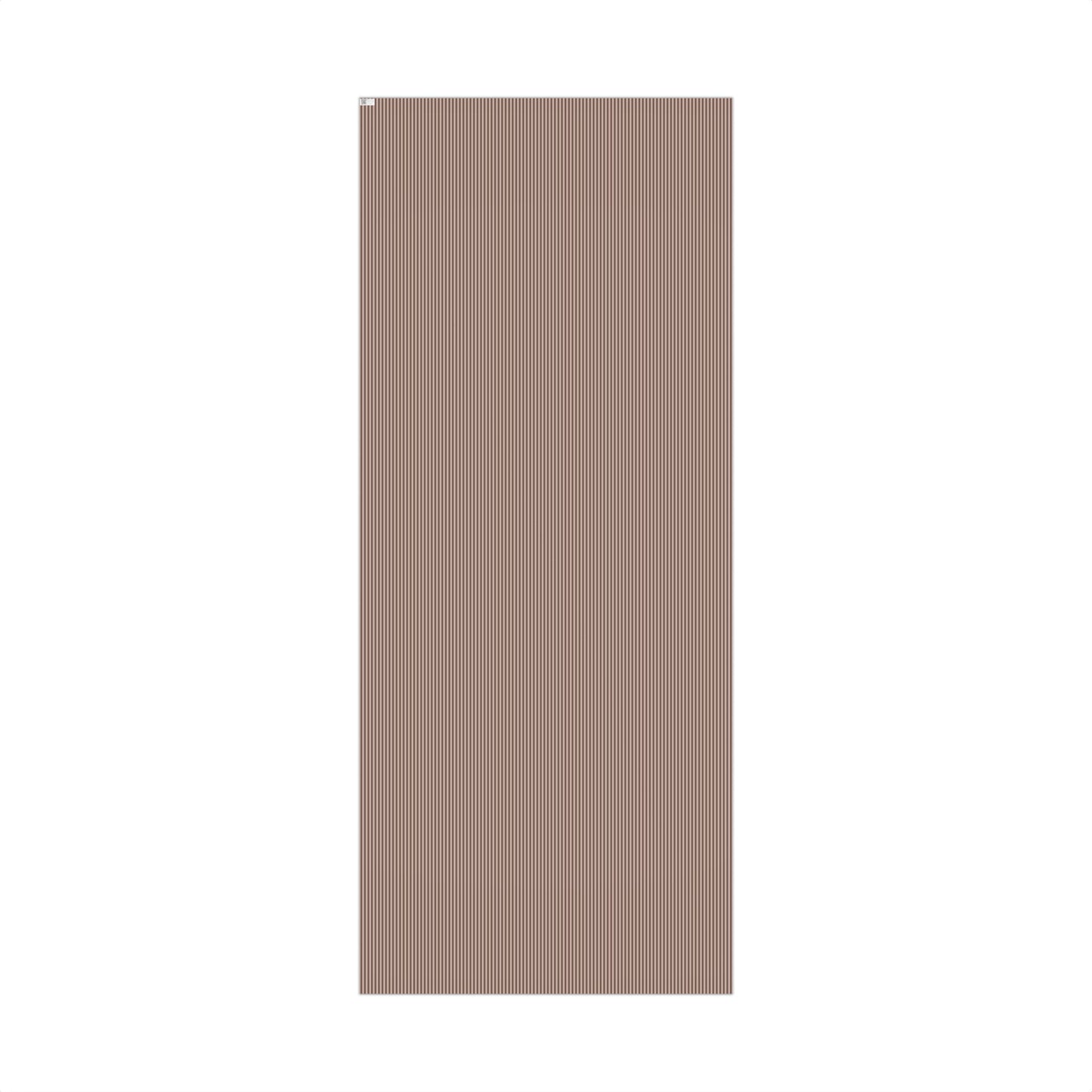 Chocolate & Mocha Striped Gift Wrapping Paper
