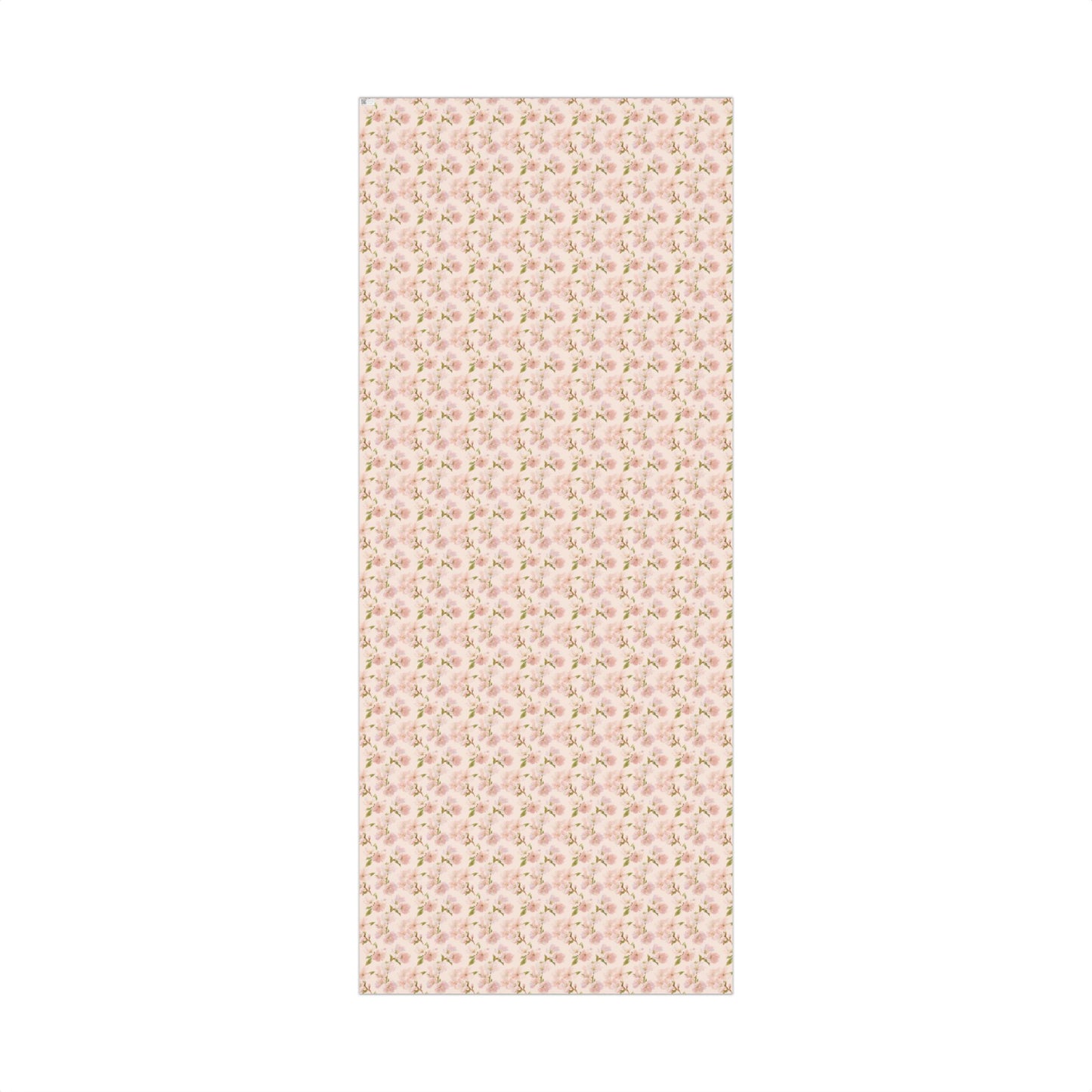 Blush Pink Dogwood Watercolor Floral Gift Wrapping Paper