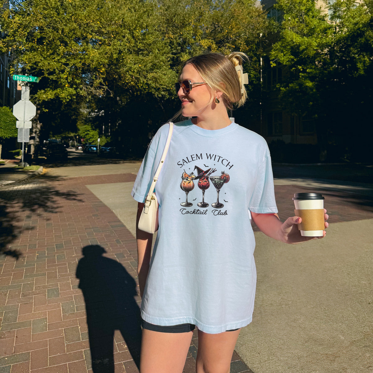 Salem Witch Cocktail Club Fall Halloween T-shirt