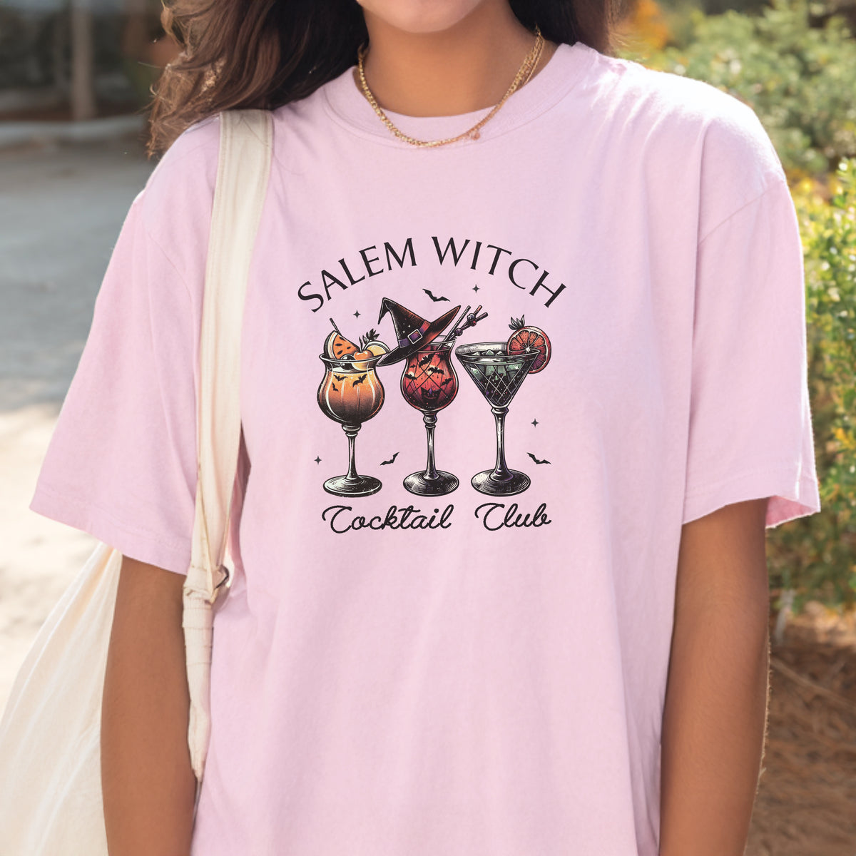 Salem Witch Cocktail Club Fall Halloween T-shirt