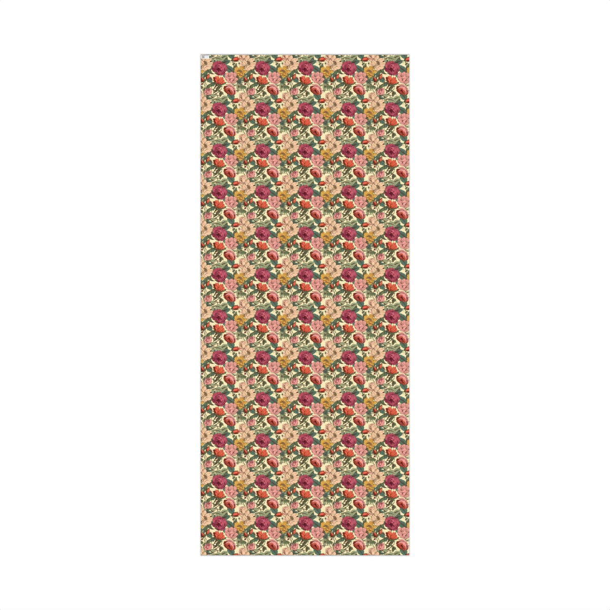 Bold Retro Colorful Floral Gift Wrapping Paper