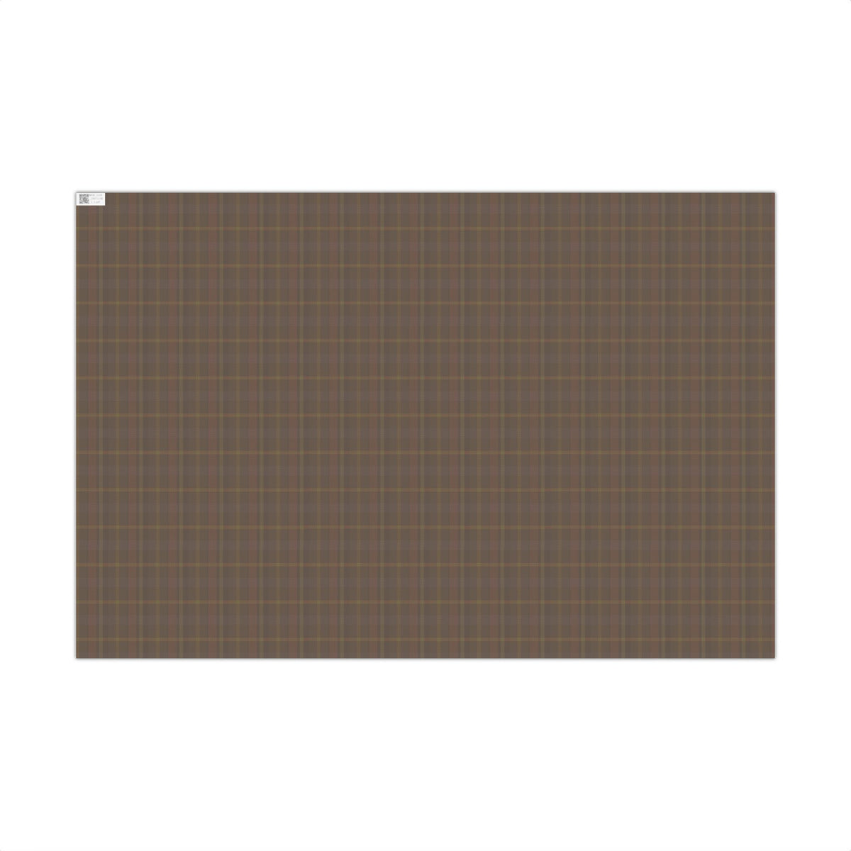Muted Browns & Plums Neutral Plaid Tartan Gift Wrapping Paper