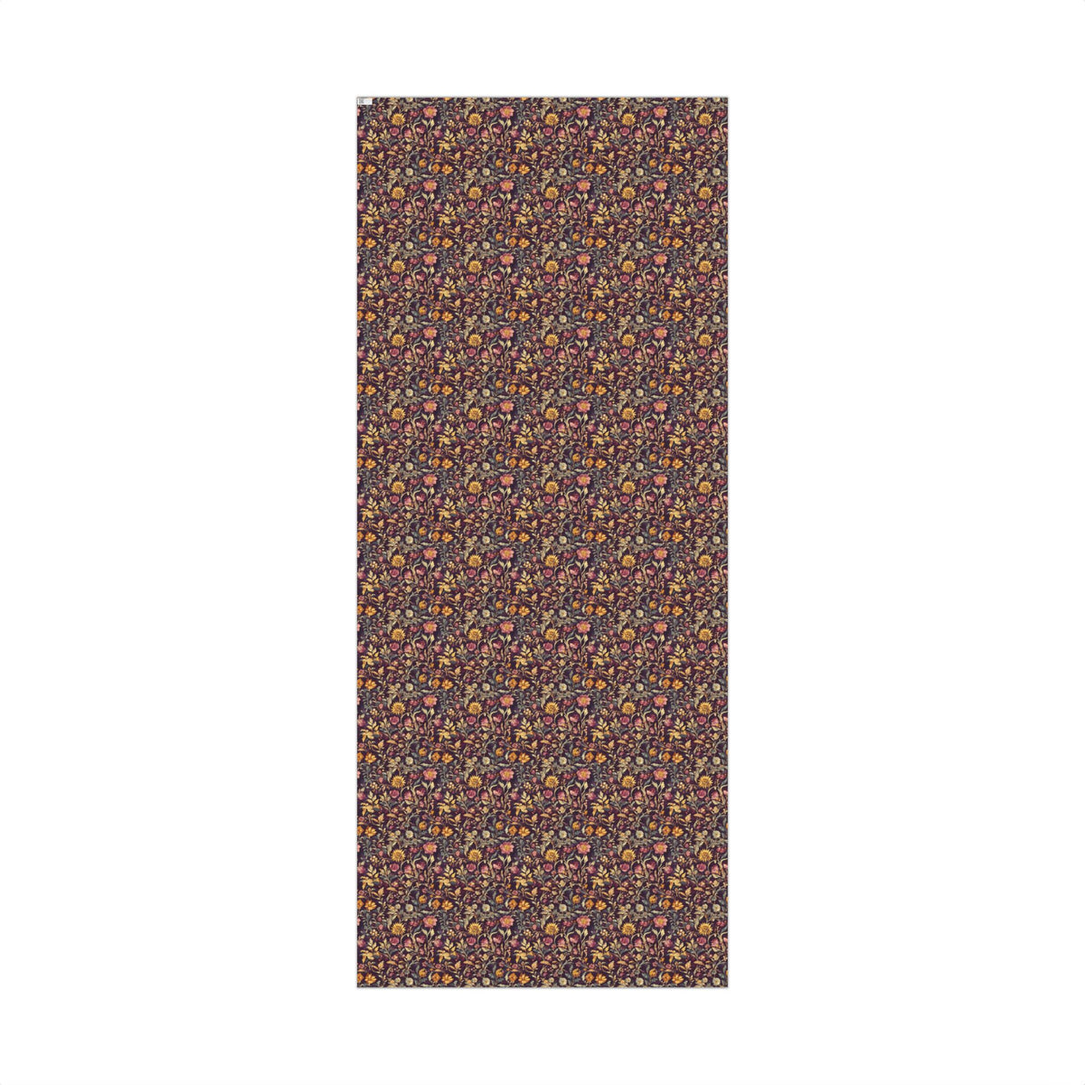 Dark Moody Autumn Florals & Greenery Gift Wrapping Paper