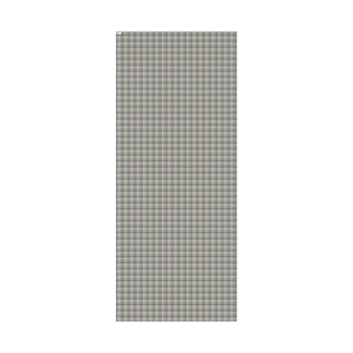 Green, Beige & Brown Tartan Plaid Gift Wrapping Paper