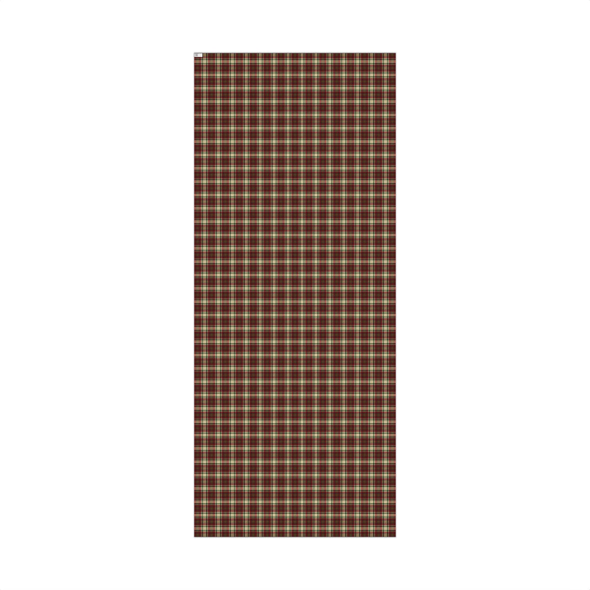 Red, Green, Beige & Yellow Tartan Plaid Gift Wrapping Paper