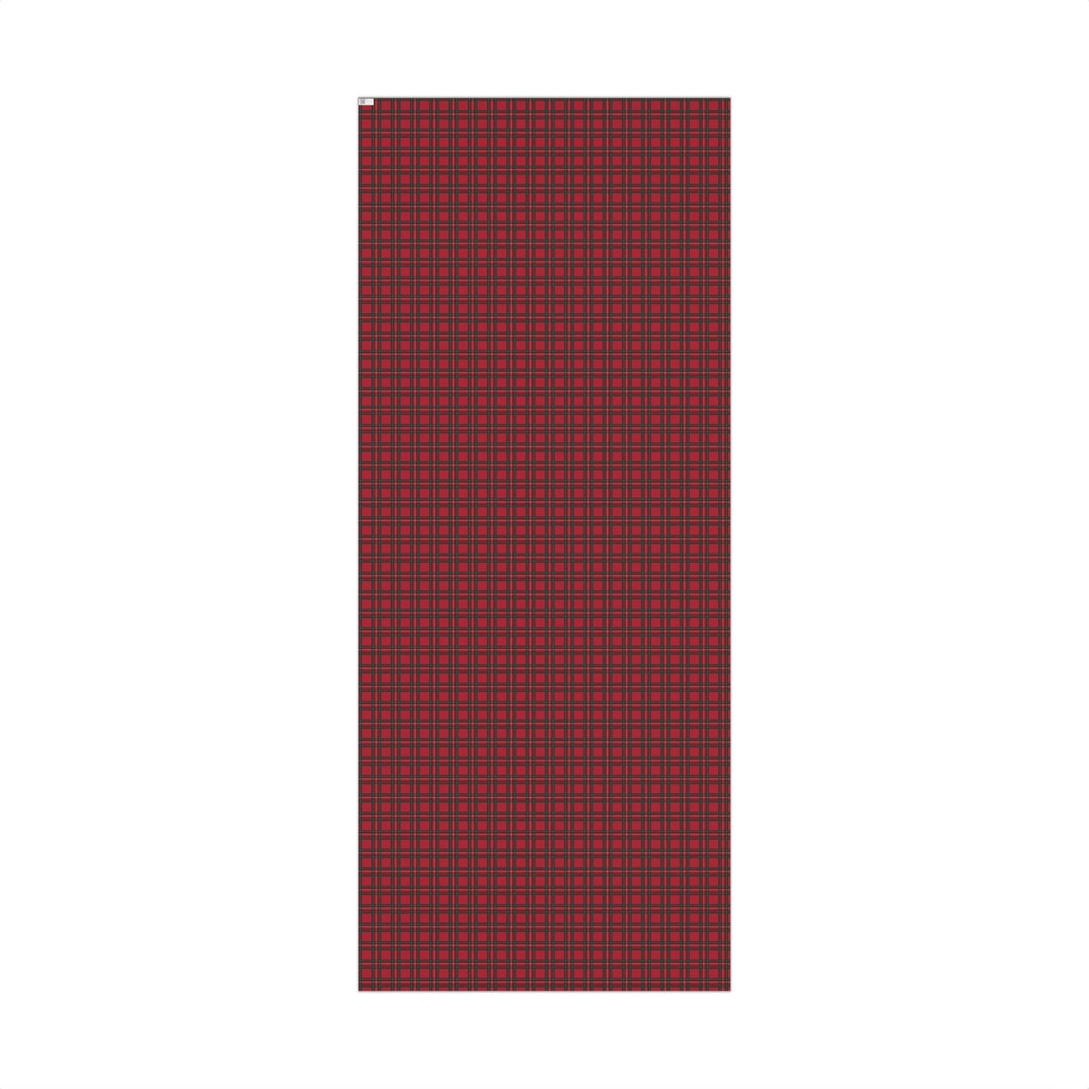 Red Tartan Plaid Christmas Gift Wrapping Paper