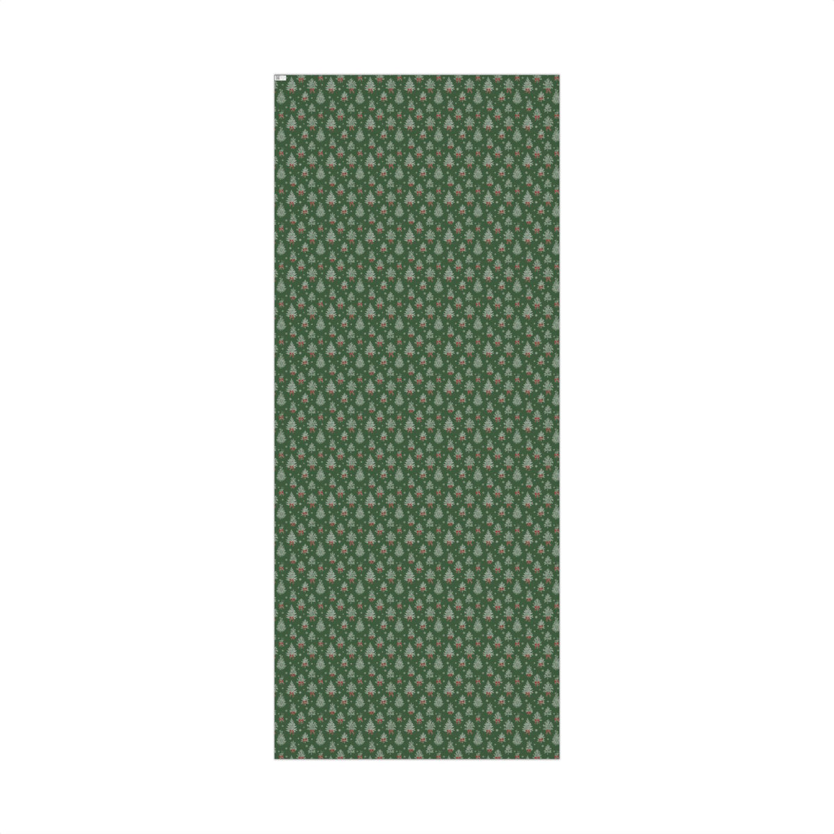 Christmas Trees with Red Ribbons Gift Wrapping Paper