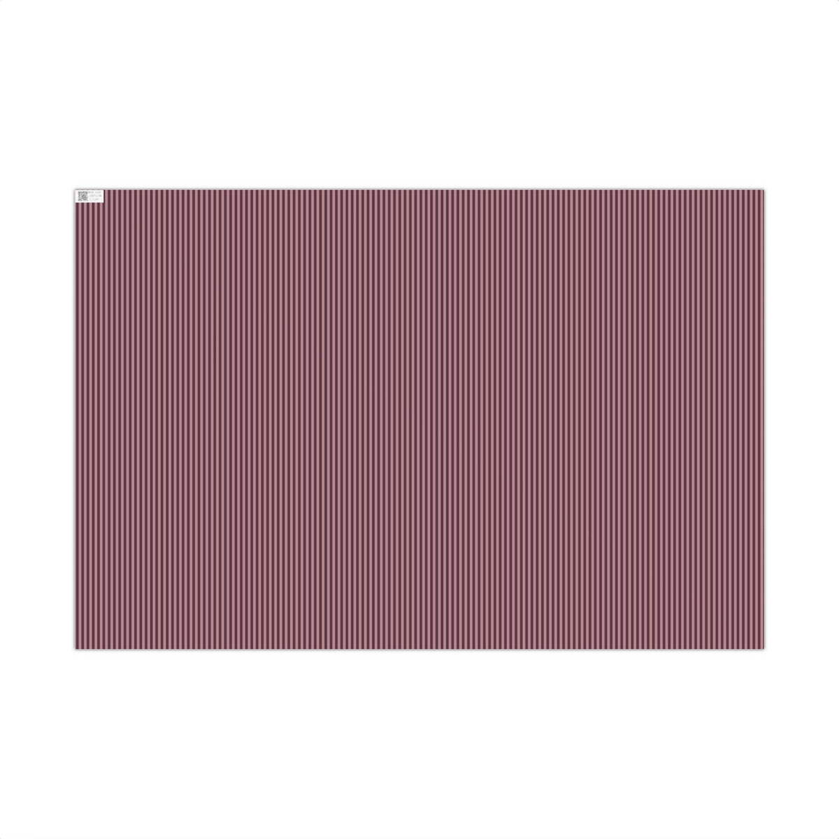 Mauve & Plum Candy Striped Gift Wrapping Paper