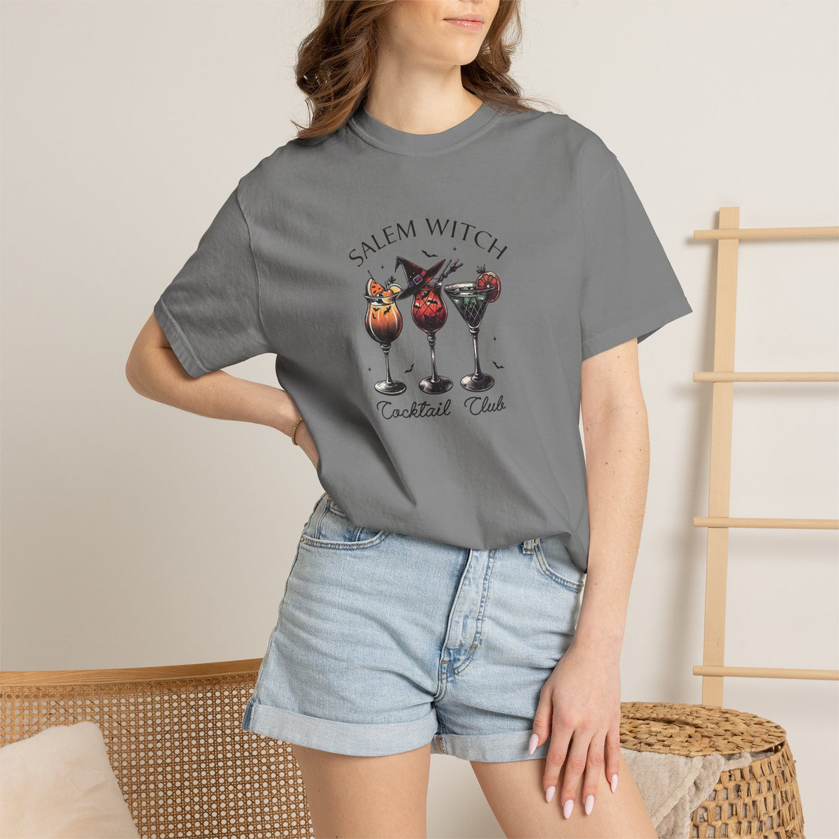 Salem Witch Cocktail Club Fall Halloween T-shirt
